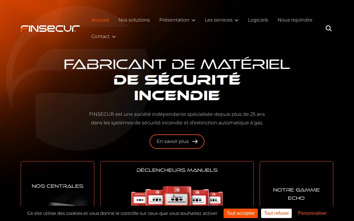 FINSECUR website preview