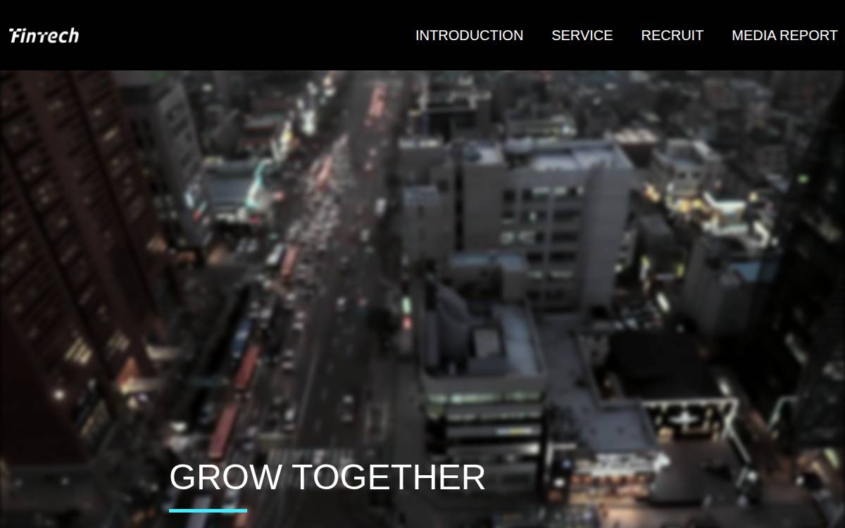 Fintech1 website preview