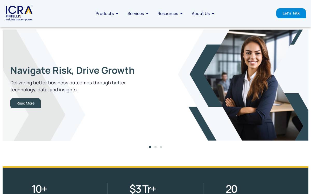 Fintellix website preview