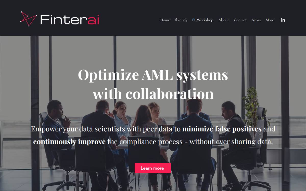 Finterai website preview