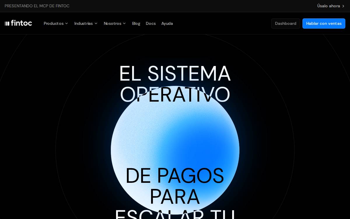 Fintoc website preview