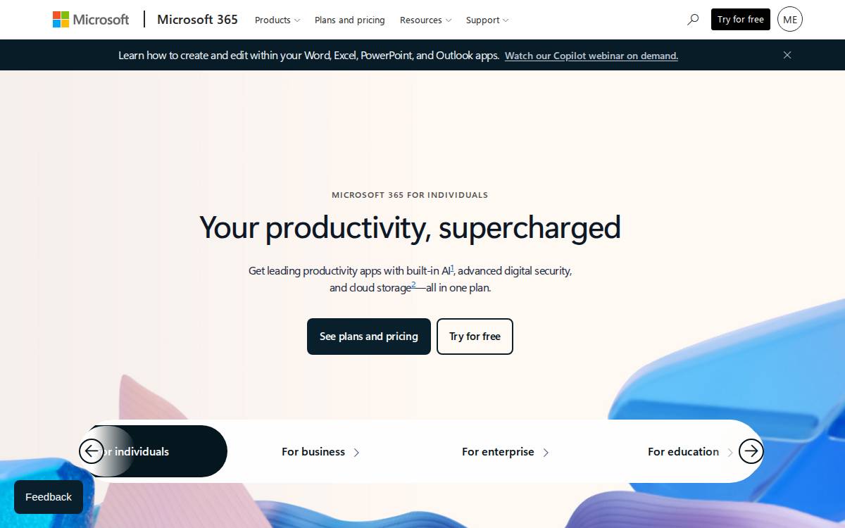Fintool website preview