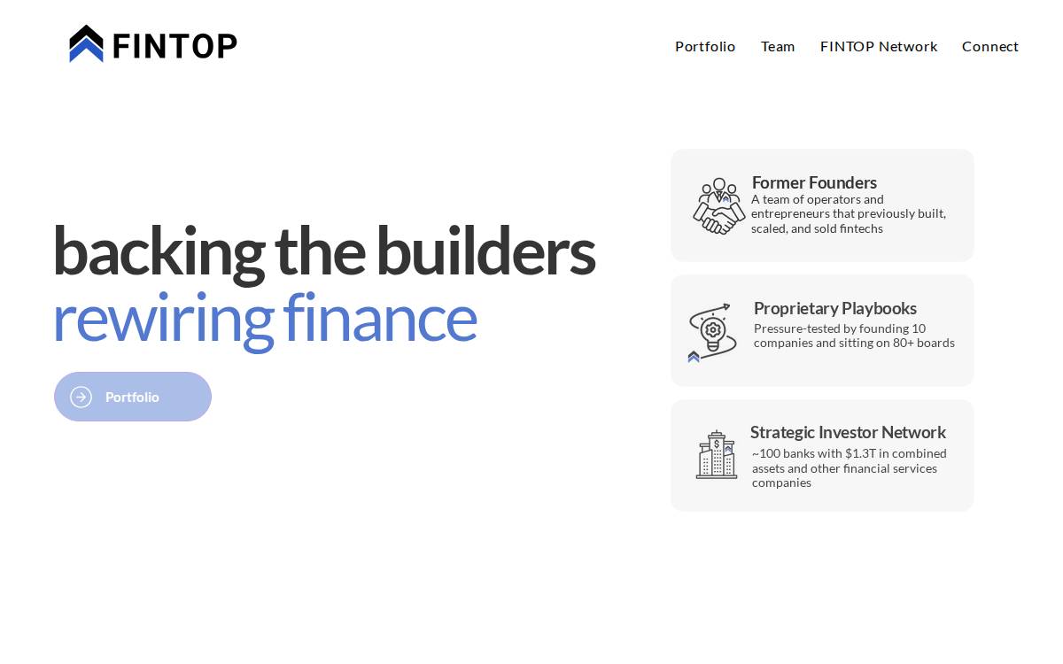Fintopcapital website preview