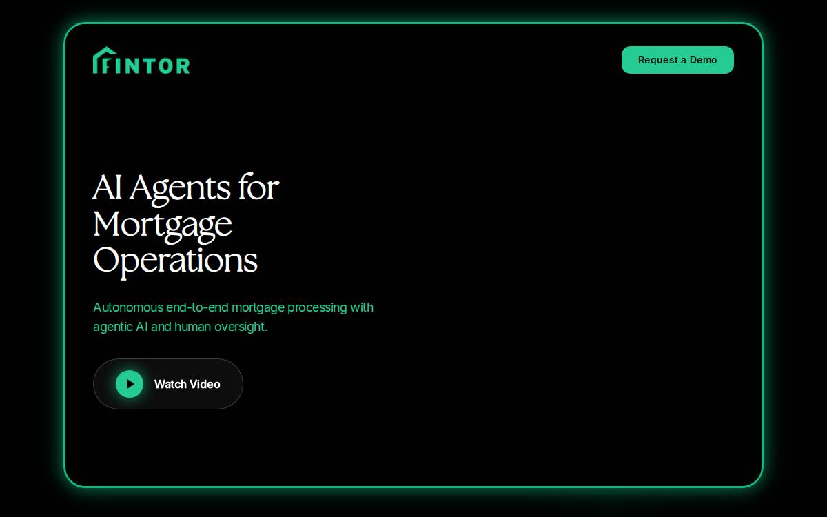 Fintor website preview