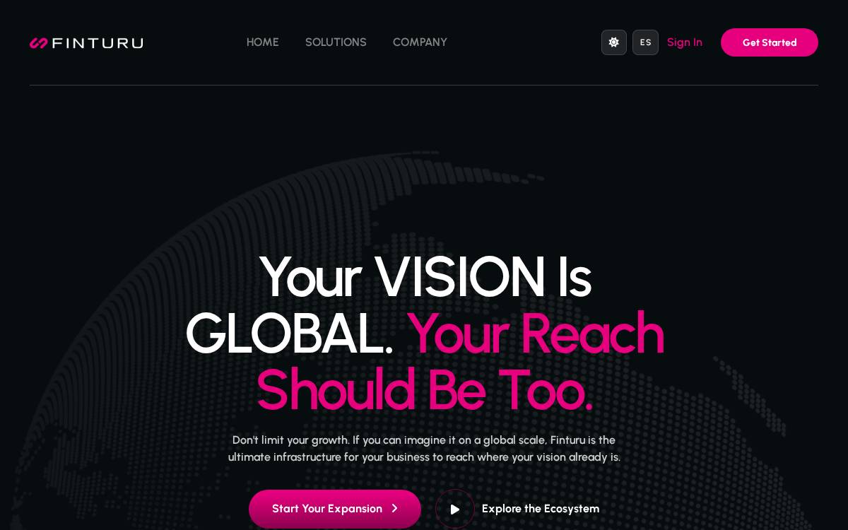 Finturu website preview