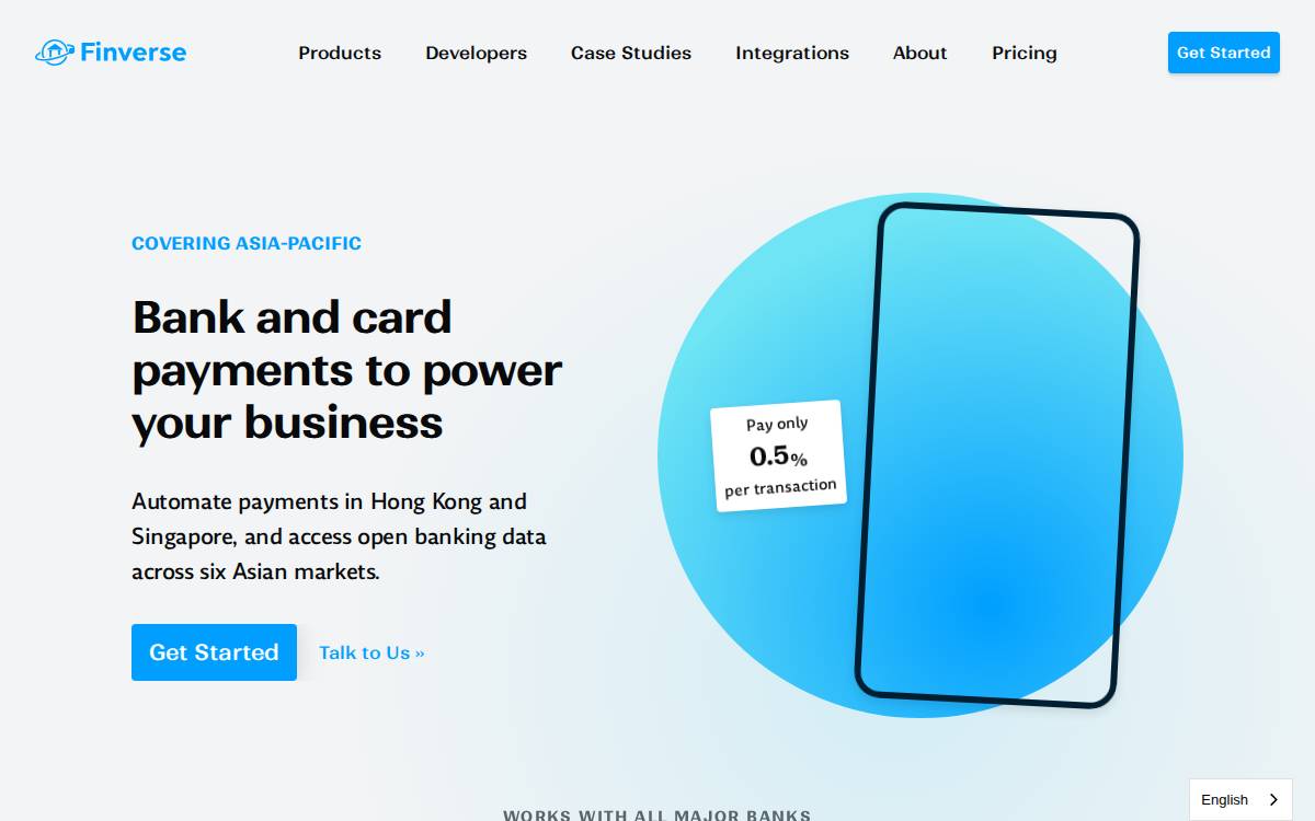 Finverse website preview