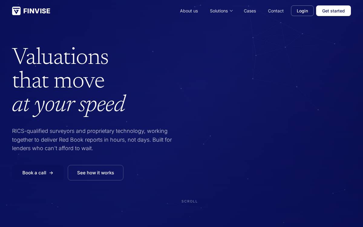 Finvise website preview