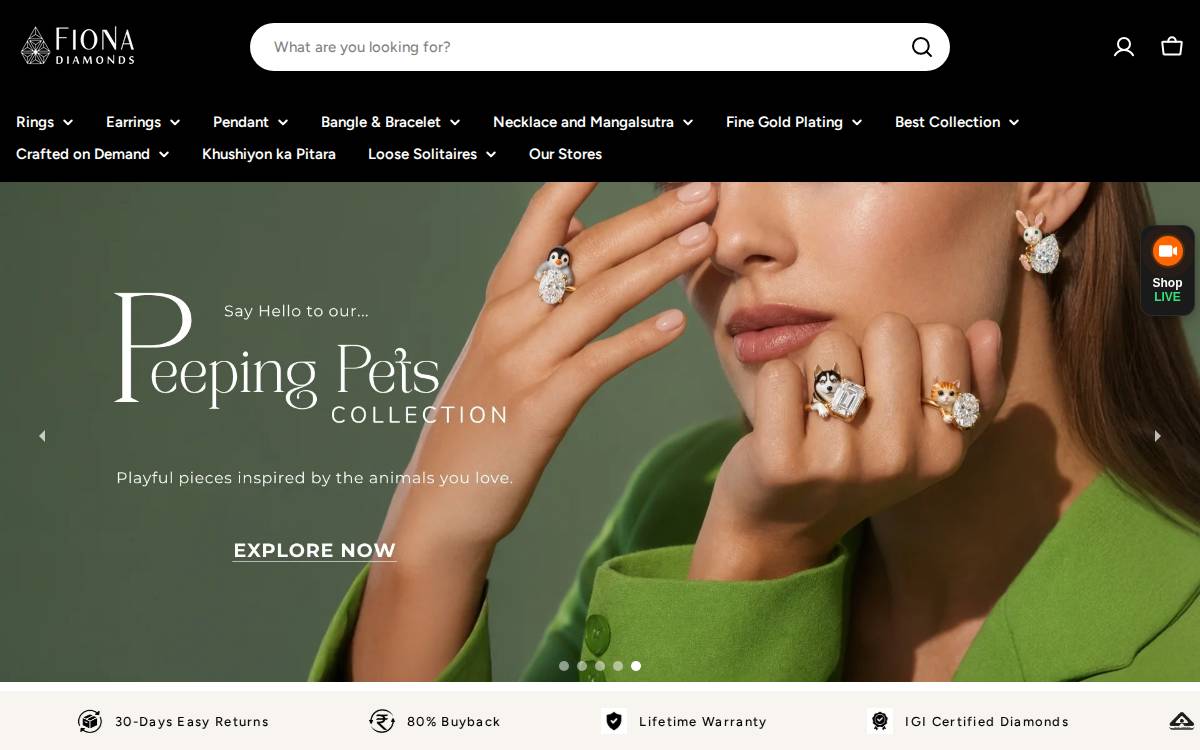 Fionadiamonds website preview