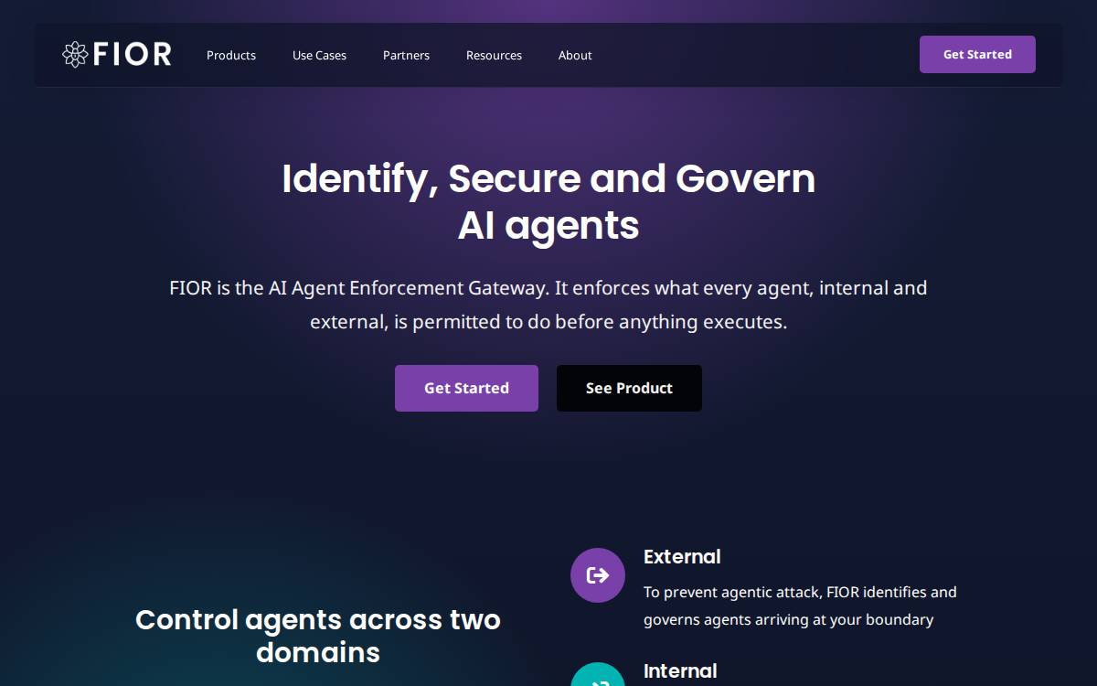 FIOR website preview