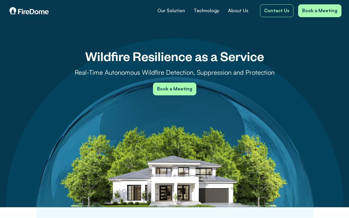 Fire Dome website preview
