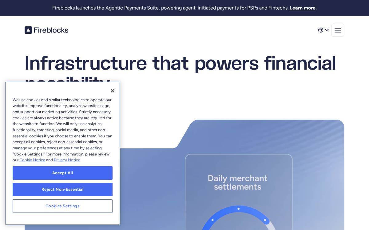 Fireblocks website preview