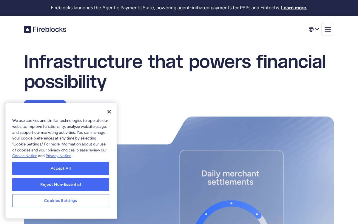 Fireblocks website preview