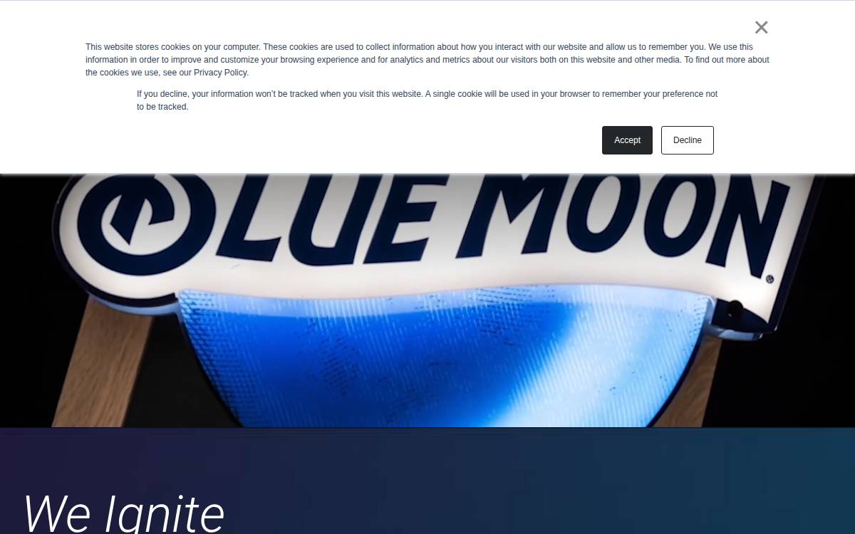 Firebolt website preview