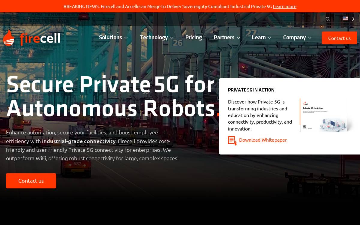 Firecell website preview