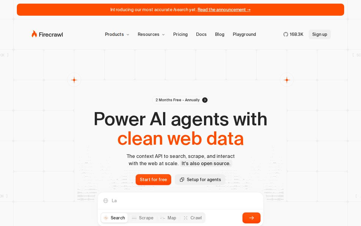 Firecrawl website preview