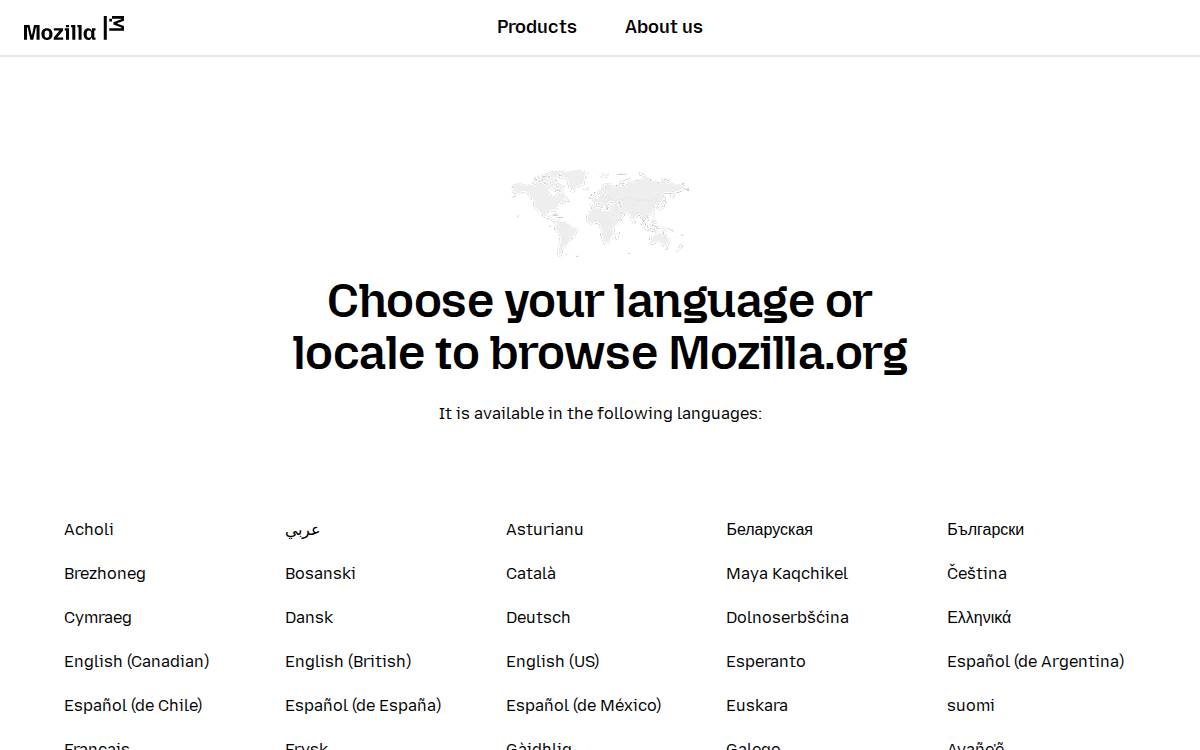 Firefox, website preview