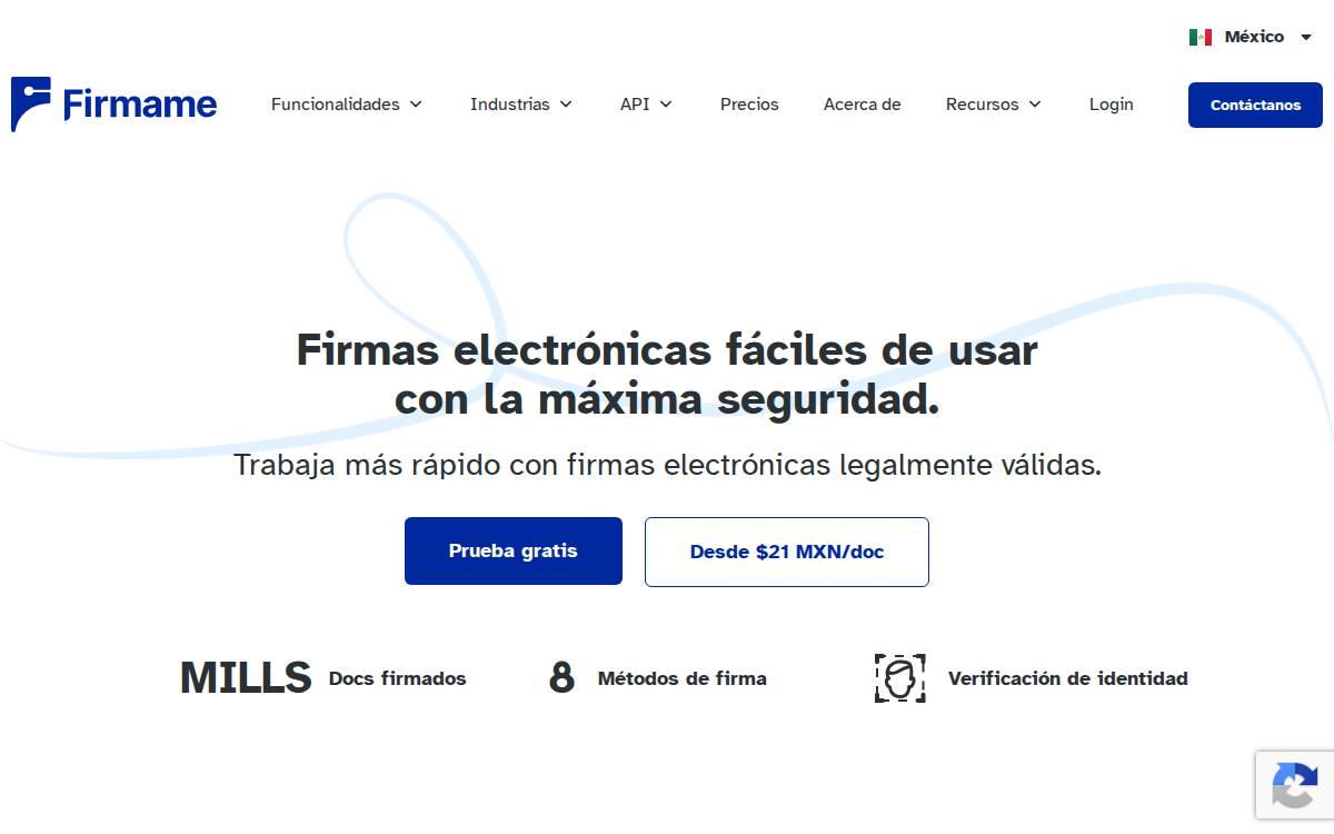 Firmamex website preview