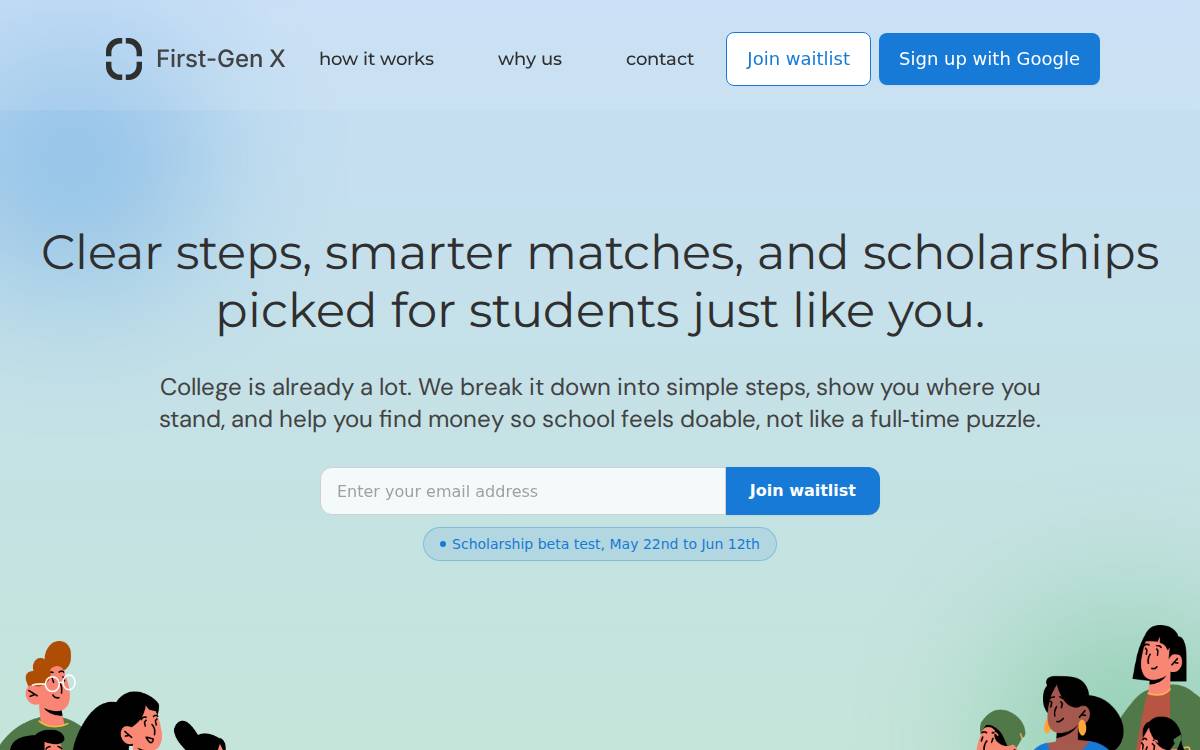 First Gen X website preview