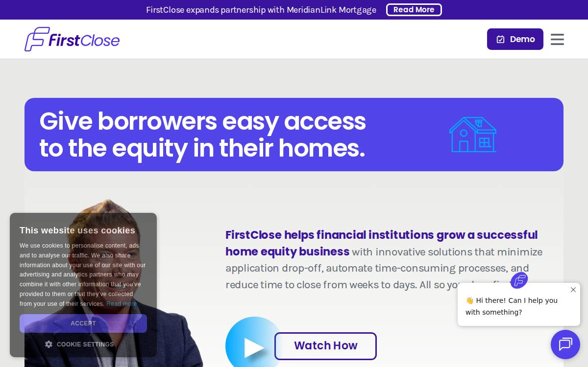 FirstClose website preview