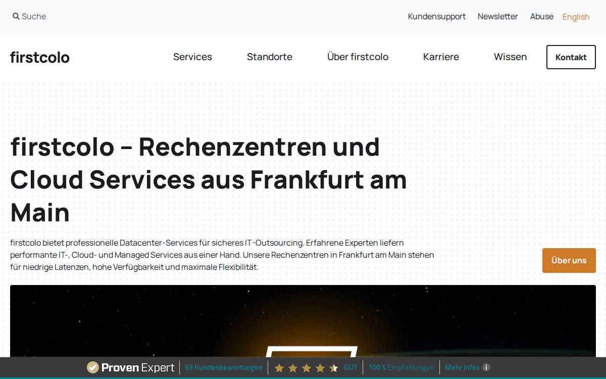 firstcolo website preview