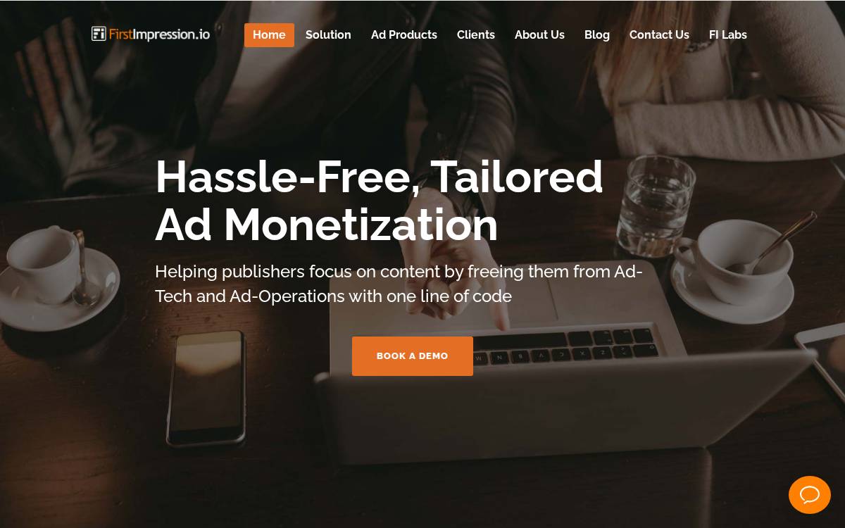 Firstimpression website preview