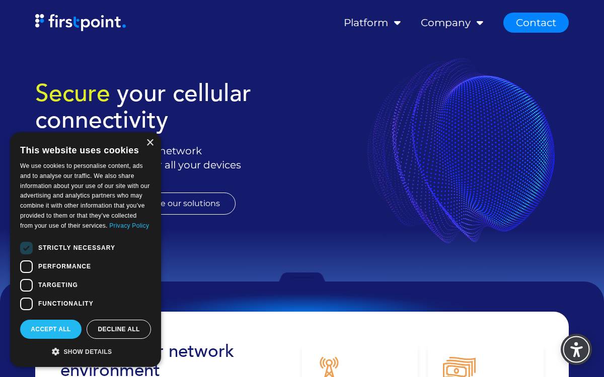 Firstpoint Mg website preview