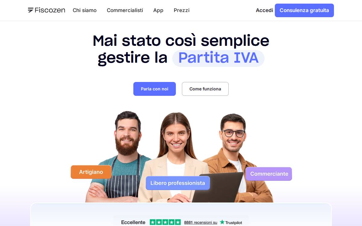 Fiscozen website preview