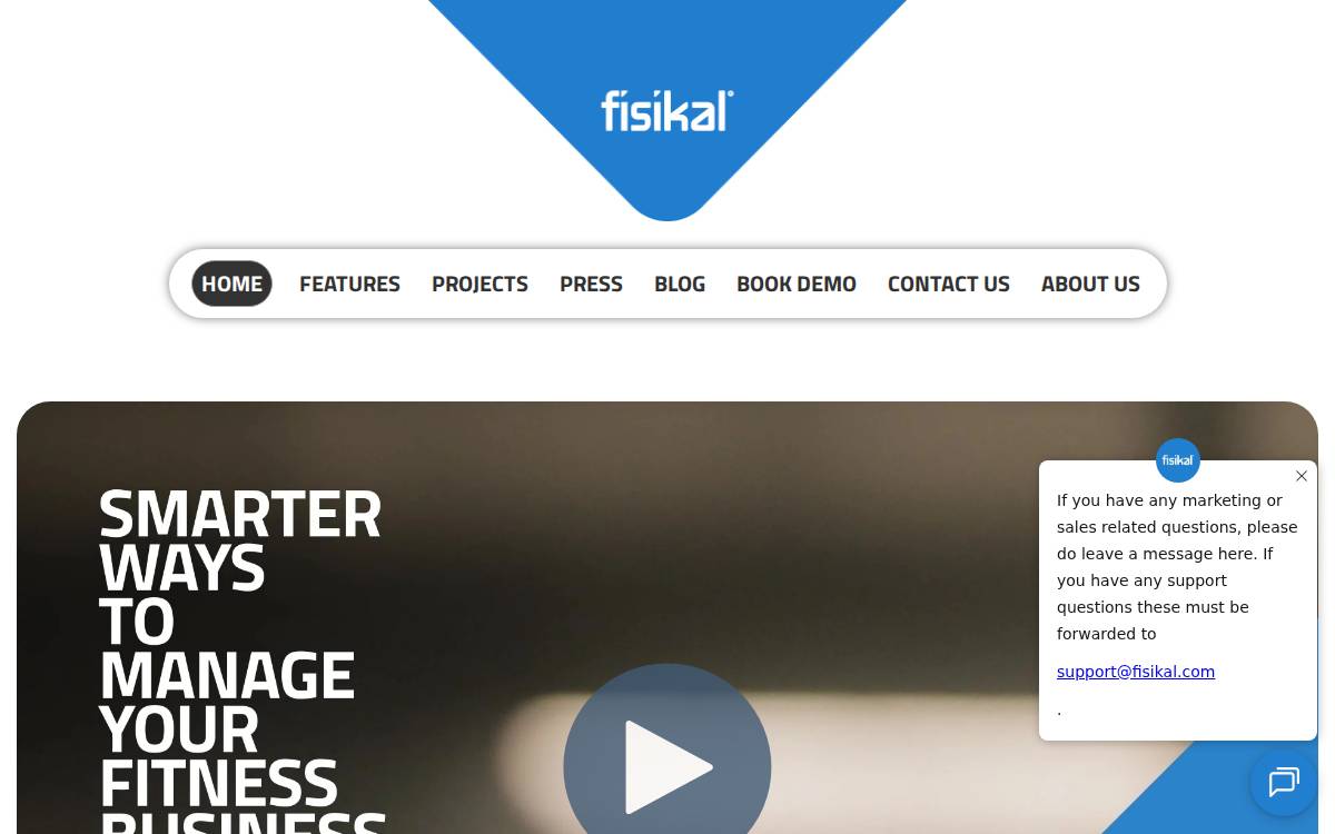 Fisikal website preview