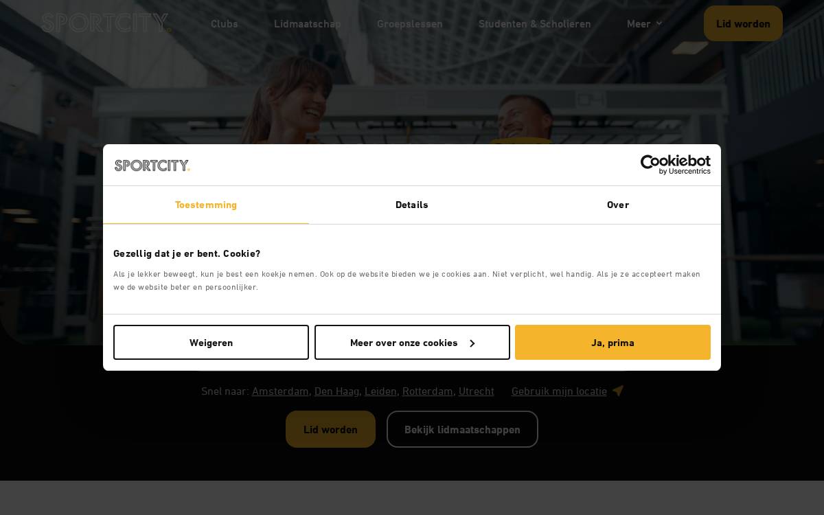 Fit for Free / Sportcity website preview