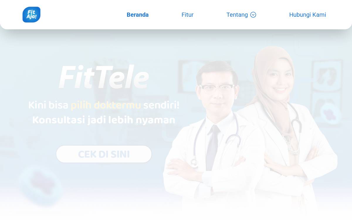 FitAja website preview