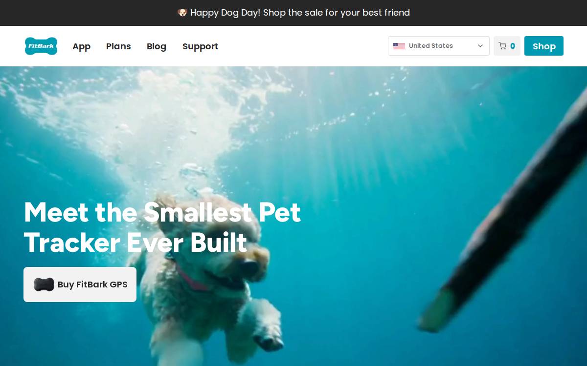 FitBark website preview