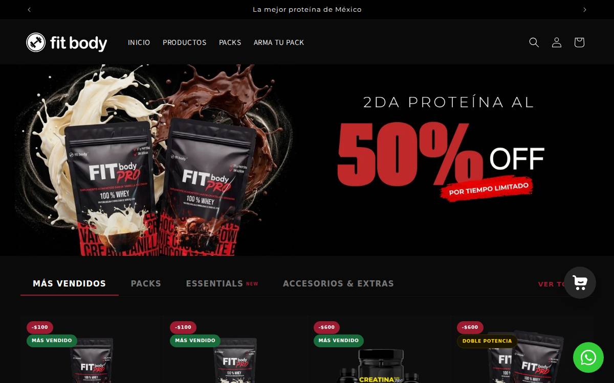 Fitbody website preview