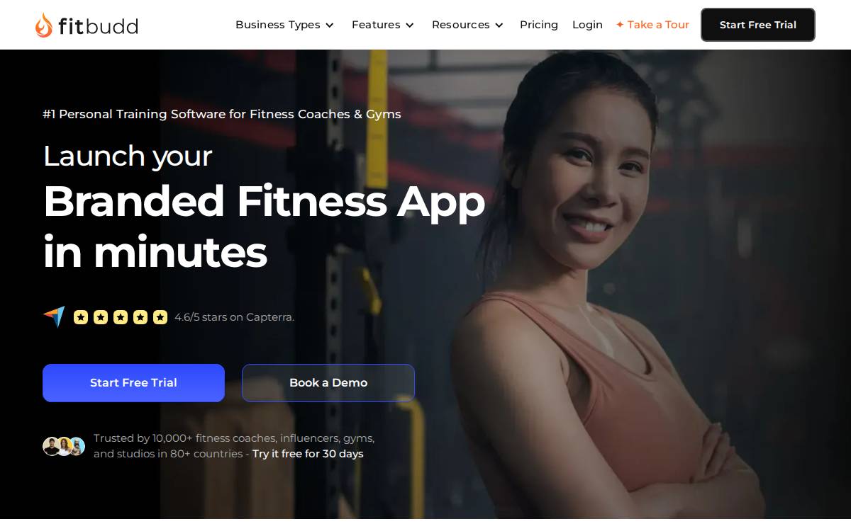 Fitbudd website preview