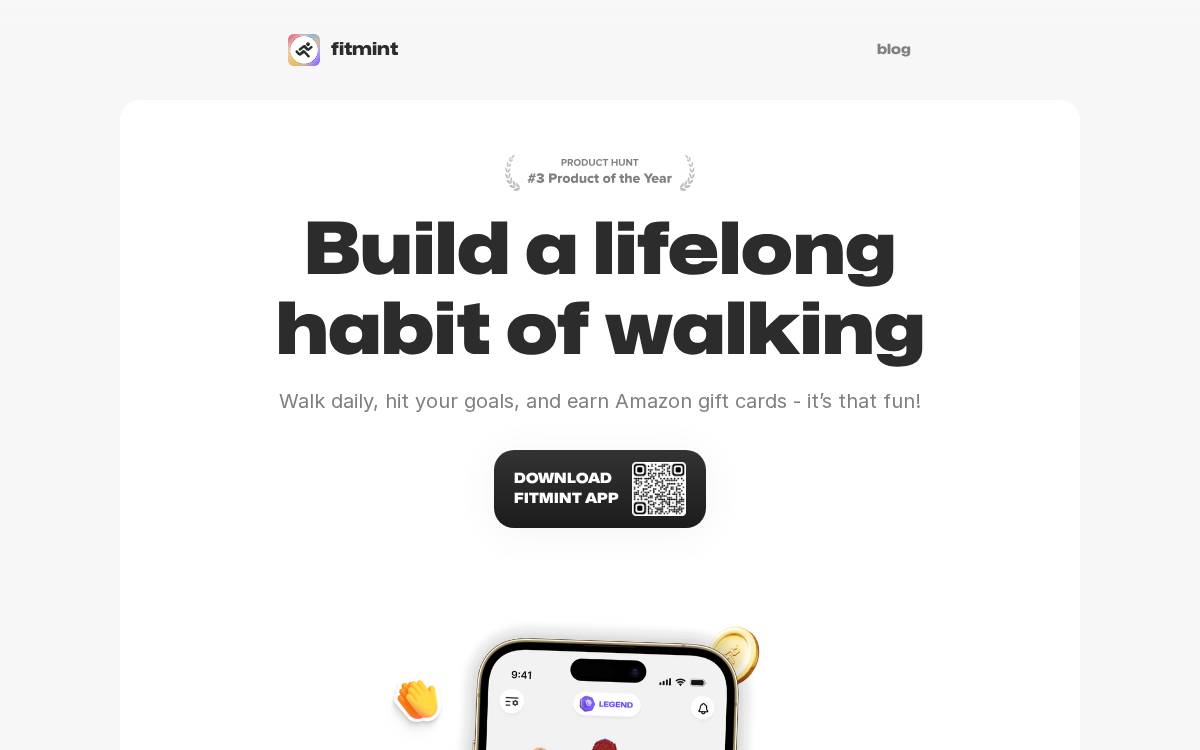Fitmint website preview