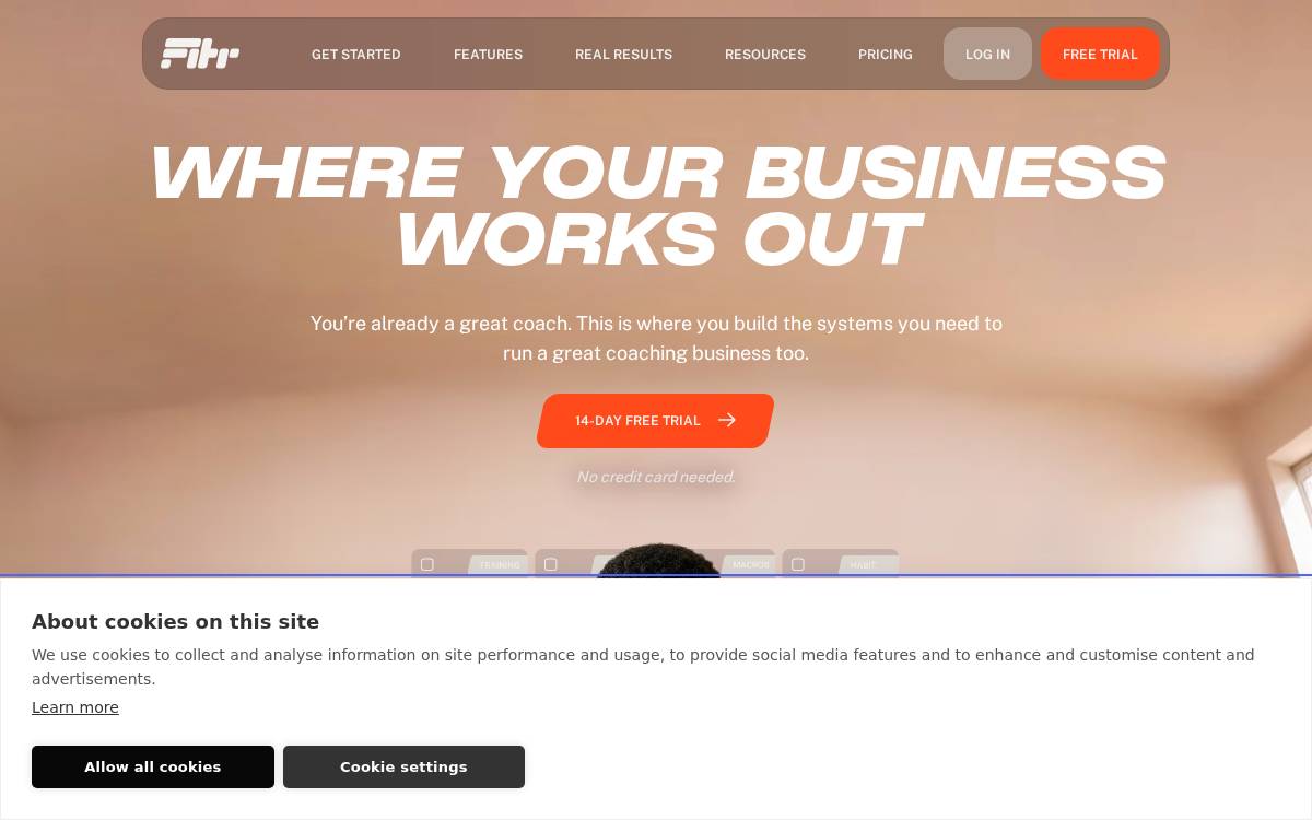 FITR website preview