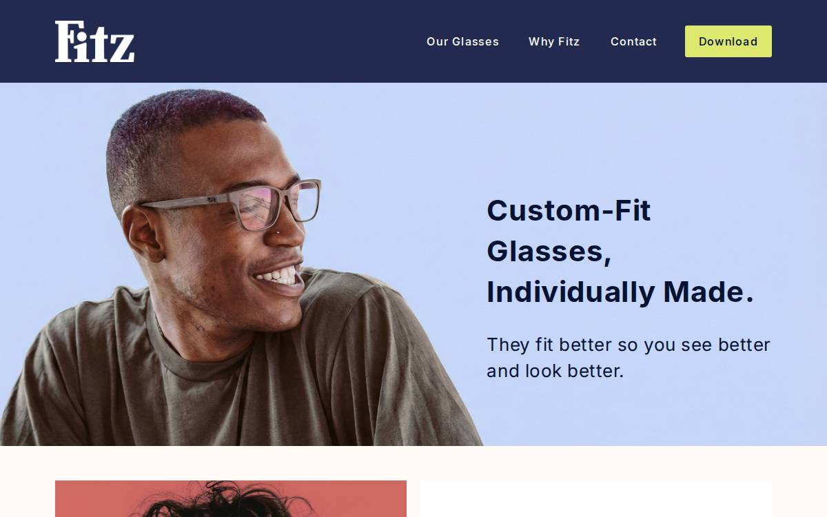 Fitz Frames website preview
