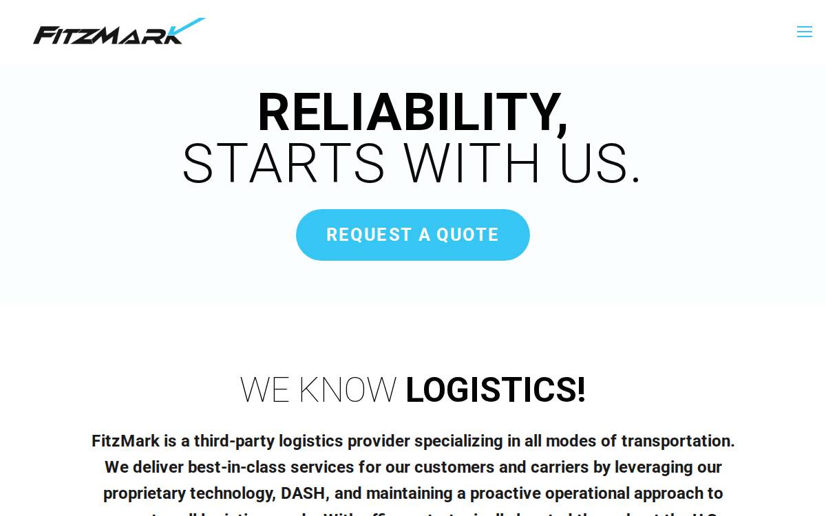 FitzMark website preview