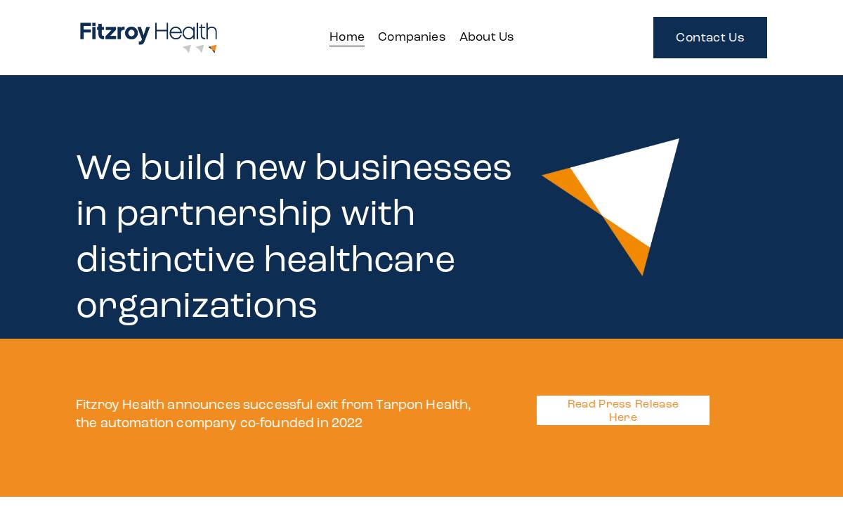 Fitzroy Health Holdings website preview