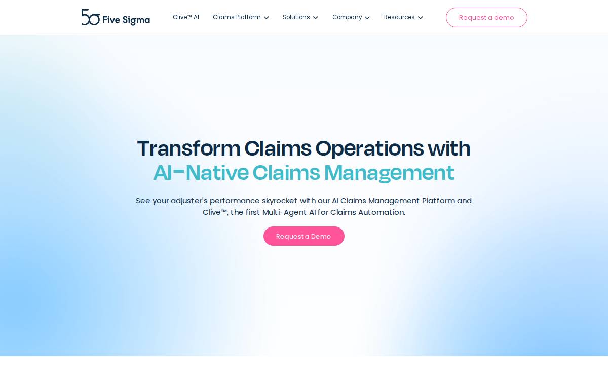 Five Sigma website preview