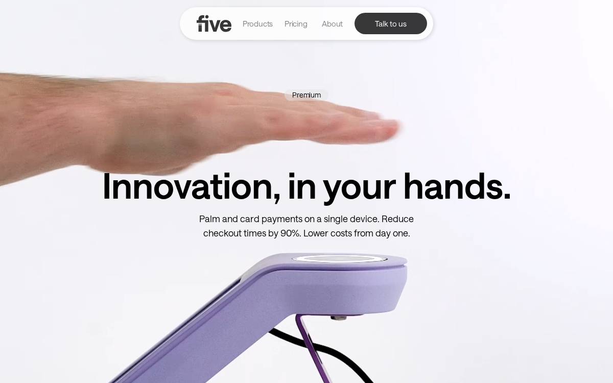 FIVE website preview