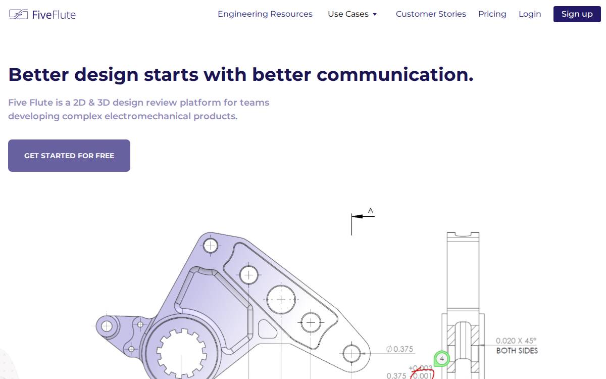 Fiveflute website preview