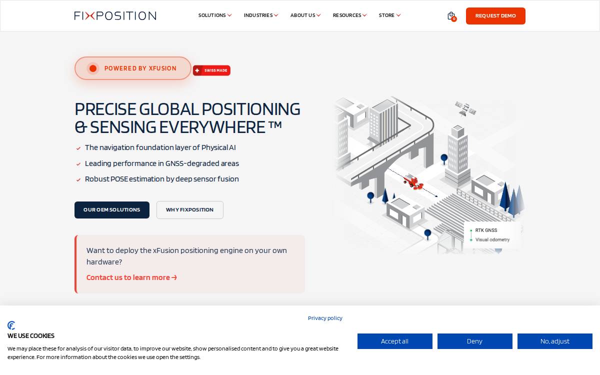 Fixposition website preview