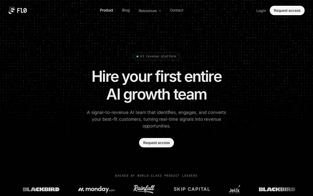 FL0 website preview