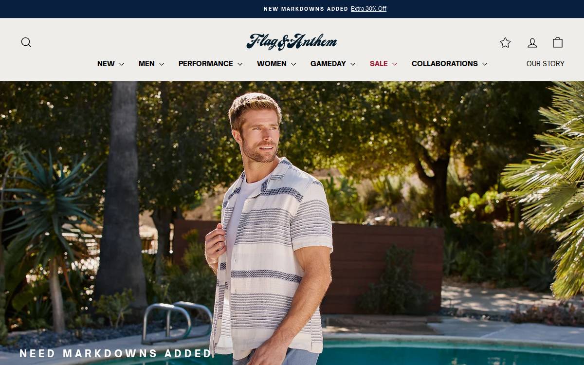 Flag & Anthem website preview