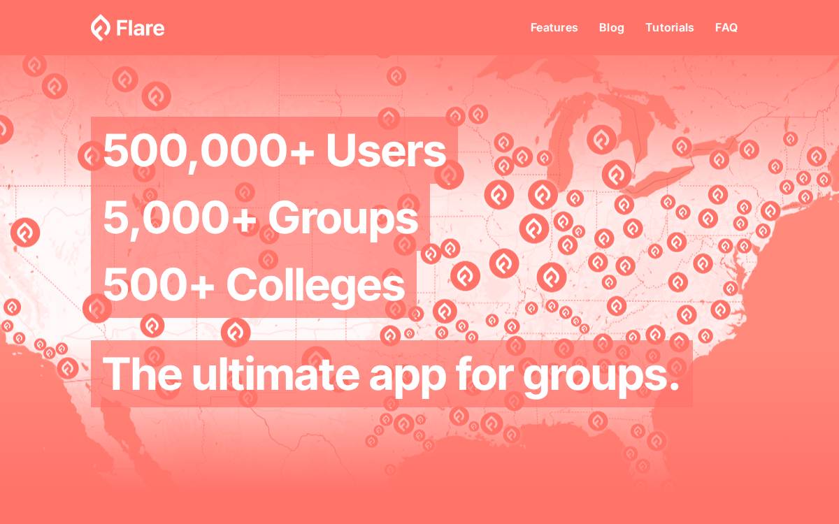 Flare website preview