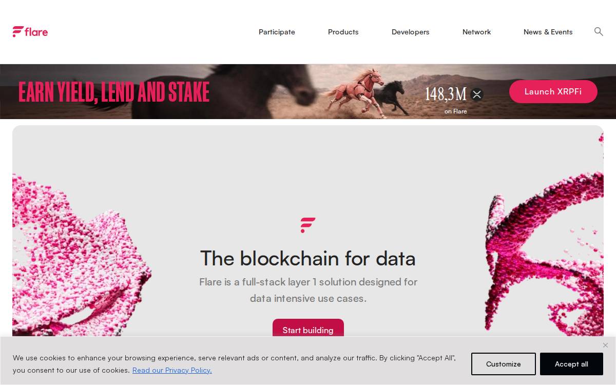 Flare website preview