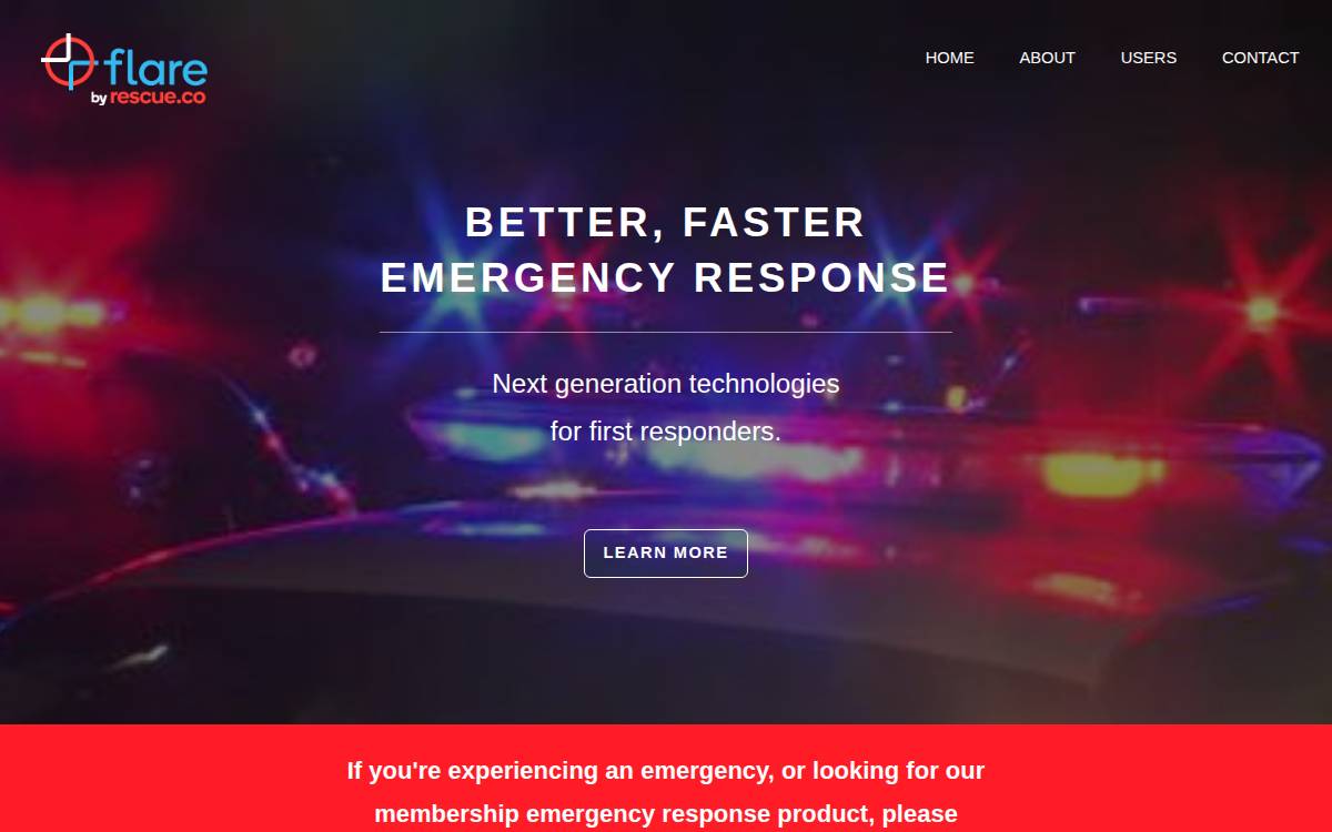 Flare website preview