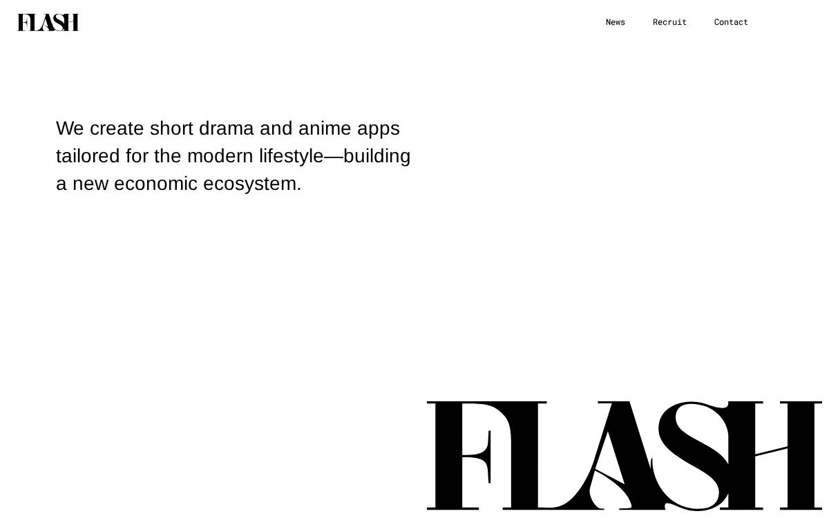 FLASH website preview