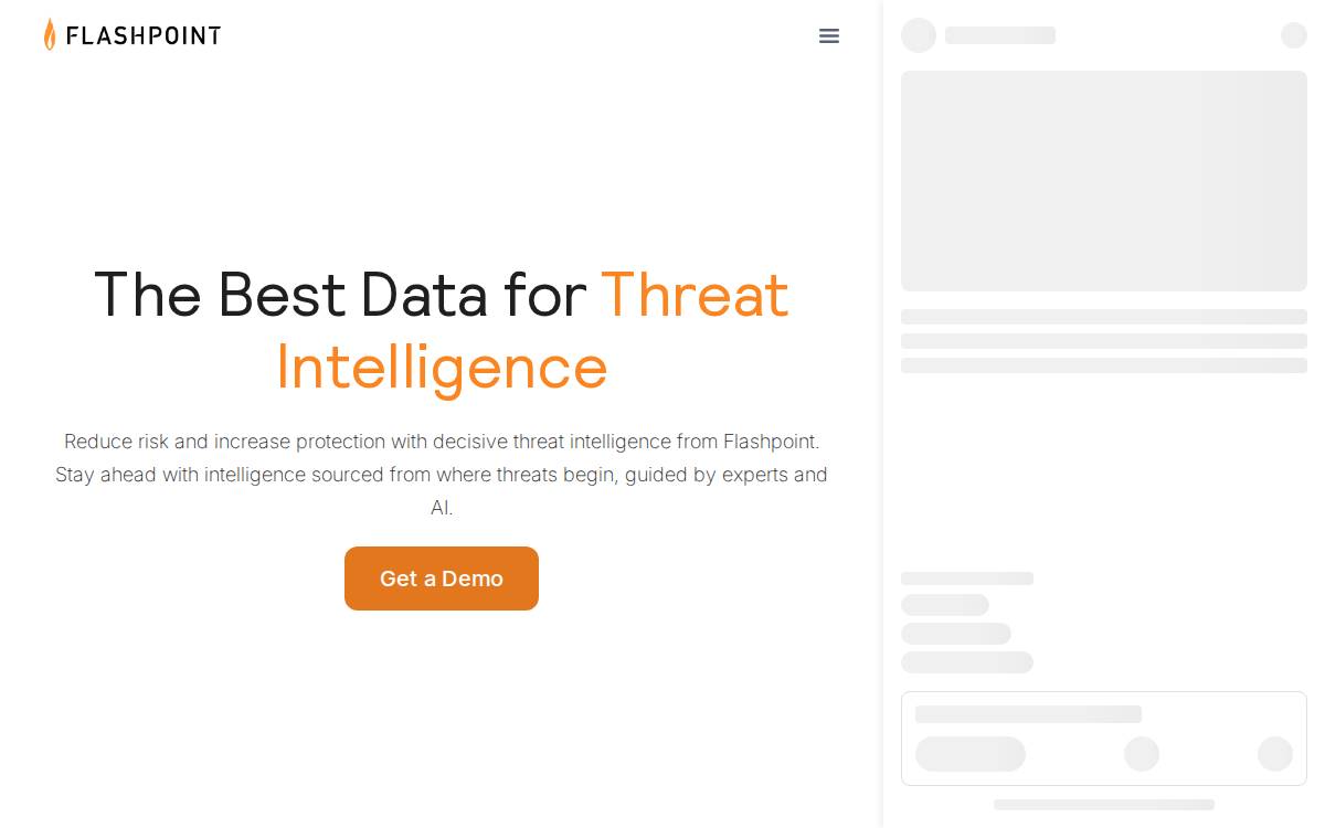 Flashpoint website preview