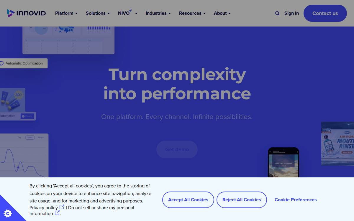 Flashtalking website preview